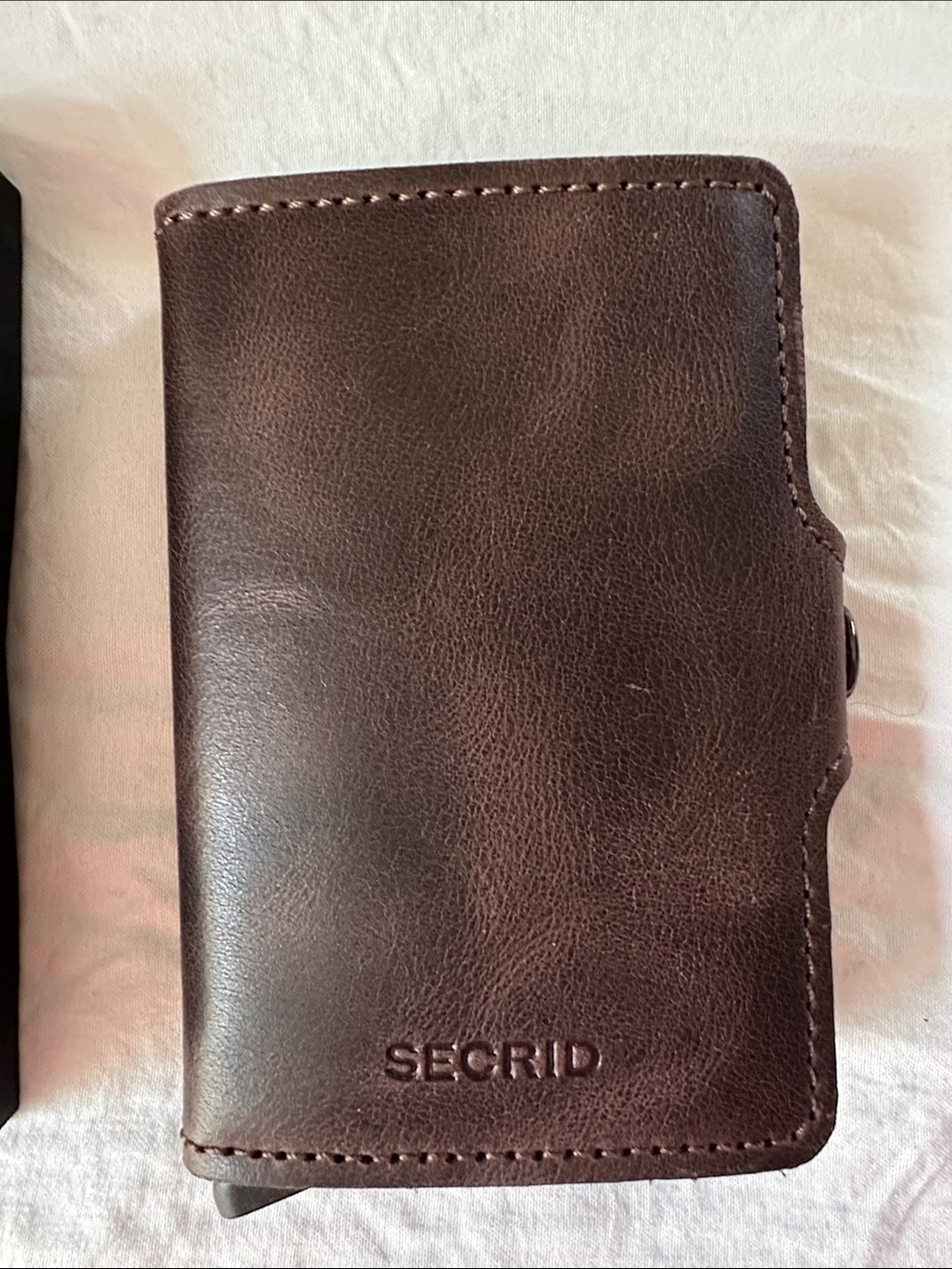 SECRID Brown Leather Cardholder Wallet NEW IN BOX